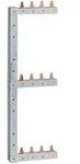 Hager KCF668S, Phasenschiene senkrecht links/rechts (sym.) L1L2L3N zu L1L2L3N 125mm