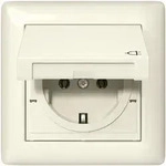 Gira SCHUKO-Steckdose mit Klappdeckel, inkl. Dichtungsset IP 44 und Rahmen 1-fach