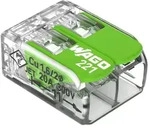 Wago Green Range Verbindungsklemme mit Bet&auml;tigungshebeln 2x 0,14-4,0mm2, 100 St&uuml;ck