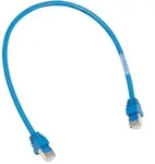 Hager ZZ45WAN040 - Patch-Leitung mit 2xRJ45 Stecker, Cat 5e, FTP, blau, L&auml;nge 0,4 m