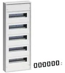 Hager Volta - Aufputz-Verteiler, 5-reihig, 60 PLE