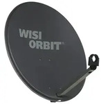 Wisi OA 36 H - 60cm Alu-Spiegel - basaltgrau