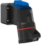Walther CEE NEO Wandsteckdose Minikombi, CEE 16A, 400V,5polig, Schuko, IP54 mit