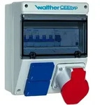 Walther Steckdosen-Kombination, 1x CEE 32A, 2x Schuko