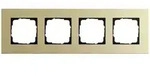 GIRA Abdeckrahmen 4-fach - Esprit (Hellgold Aluminium)