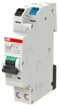 ABB FlexLine&reg; FI/LS-Schalter DSX301CA, 1TE 6kA, 1P+N, Typ A, C16A, 30mA, 2polig
