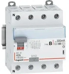Legrand DX3 FI-Schutzschalter 40A, 300mA, Typ B, N-links, 4polig
