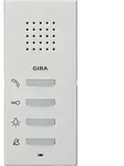 Gira Wohnungsstation Aufputz Freisprechen (reinwei&szlig;, seidenmatt)