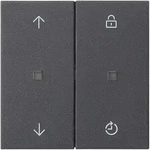 Gira System 3000 eNet Funk Bedienaufsatz Memory Pfeilsymbole (anthrazit)