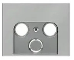 Berker K.5 - Zentralst&uuml;ck f&uuml;r Antennen-Dose 2- und 3-Loch (Edelstahl)