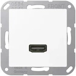 Jung Multimedia-Einsatz HDMI (schneewei&szlig; matt)