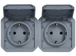 Legrand Plexo New Einsatz 2fach vorverdrahtete Schutzkontakt-Steckdose...