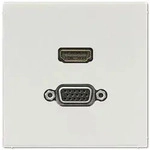 Jung Multimedia-Einsatz HDMI / VGA (lichtgrau)