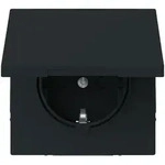 Busch-Jaeger SCHUKO&reg; Steckdosen-Einsatz Safety+ mit Klappdeckel, Busch-art linear&reg;