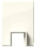 Gira Kanaleinf&uuml;hrung 15x15 mm (cremewei&szlig;)