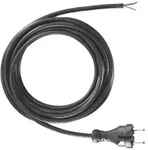 Bachmann Gummi-Konturen-Zuleitung, H07RN-F 2x1,5 mm2, schwarz - 5 Meter