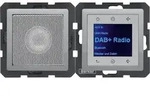Berker Radio Touch UP DAB+ mit Lautsprecher Q.1/Q.3/Q.7 (alu samt)