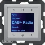 Berker Radio Touch UP DAB+, Bluetooth Q.1/Q.3/Q.7 (alu samt)