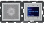 Berker Radio Touch UP DAB+ mit Lautsprecher S.1/B.3/B.7 (alu, matt)