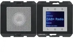 Berker Radio Touch UP DAB+, Bluetooth mit Lautsprecher K.1 (anthrazit / matt)