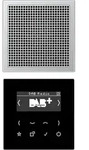 JungSmart Radio DAB+, Set Mono (Display schwarz, Lautsprecher Aluminium)