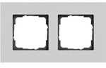 GIRA Abdeckrahmen 2-fach - Esprit (Aluminium grau matt/lackiert)