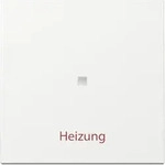 Gira Wippe mit Kontrollfenster und Aufdruck "Heizung Ein/Aus" (reinwei&szlig;, gl&auml;nzend)