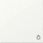 Gira Wippe mit Symbol Licht (reinwei&szlig;, seidenmatt)