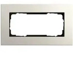 GIRA Abdeckrahmen Esprit , ohne Mittelsteg, 2-fach (Linoleum-Multiplex Hellgrau)