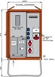 Walther Anschlussverteiler WAV0160R1, 44kVA