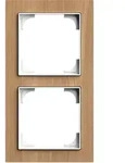Busch-Jaeger Abdeckrahmen 2-fach, Busch-art linear&reg; (Holz Eiche)