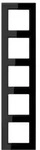 Jung Rahmen A 550, 5-fach (schwarz)
