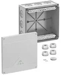 Spelsberg Abox 350-352, 252 x 252 x 120 mm, IP 66, grau, mit Schraubklemme,...
