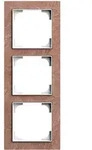 Busch-Jaeger Abdeckrahmen 3-fach, Busch-art linear&reg; (Schiefer Terra Rosso)