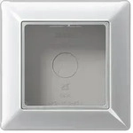 Jung Aufputz-Kappe, 1-fach (aluminium)