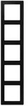 Jung Rahmen LS 990 - 5-fach (graphitschwarz matt)
