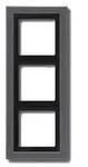 Rahmen LS-design - 3-fach (Anthrazit)