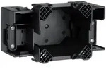 tehalit Ger&auml;teeinbaudose frontrastend, Einbau f&uuml;r CEE-Ger&auml;te bis 32A, schwarz