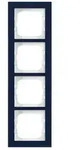 Busch-Axcent Pur Abdeckrahmen 4-fach, Glas Purpur