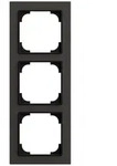 Busch-Jaeger Abdeckrahmen 3-fach, Busch-art linear&reg; (Papier schwarz)