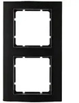 Abdeckrahmen B.3, 2-fach (schwarz/anthrazit)