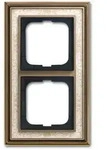 Busch-Jaeger Abdeckrahmen Busch-dynasty&reg;, 2-fach (Messing antik, Dekor,