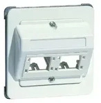 Peha Standard - Abdeckung Kommunik.-Syst., reinwei&szlig;, 2 Module Reichle De...