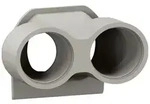 Legrand Plexo New 2-fach Kabeleinf&uuml;hrung PG 16, grau