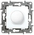 Niloe Drehdimmer 2-Leiter Phasenabschnitt 40-400W ohne Spreizkrallen ultrawei&szlig;