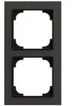 Busch-Jaeger Abdeckrahmen 2-fach, Busch-art linear&reg; (Papier schwarz)