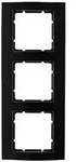 Abdeckrahmen B.3, 3-fach (schwarz/anthrazit)