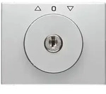 Berker Zentralst&uuml;ck mit Schloss, mit Tastfunktion (Aluminium)