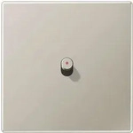 JungAbdeckung mit Kipphebel, mit Lichtleiter Zylinder (Edelstahl)