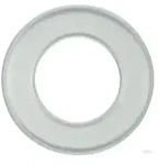 ELSO Renova Abdeckrahmen Glas 1-fach, wei&szlig;